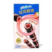 OREO rurki waflowe Roll Strawberry 50g