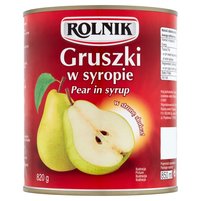 Rolnik Gruszki w syropie 820 g