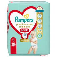 Pampers Premium Care Pieluchomajtki, rozmiar 5, 34 sztuk, 12kg - 17kg