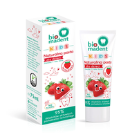 BIO MADENT. kids – naturalna pasta dla dzieci – TRUSKAWKA – 75 ml