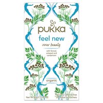 Pukka Feel New Organiczna herbatka ziołowa z anyżem koprem włoskim i kardamonem 40 g (20 torebek)
