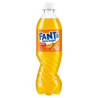 Fanta zero Napój gazowany o smaku pomarańczowym 500 ml