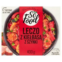 So Food Leczo z kiełbasą z szynki 400 g