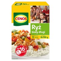 Cenos Ryż biały długi 800 g (8 torebek)