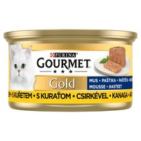 Gourmet Gold Karma dla kotów mus z kurczakiem 85 g