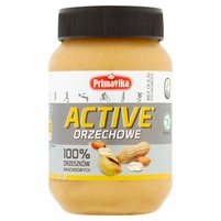 Primavika Active Pasta orzechowa 100% orzeszków arachidowych 470 g