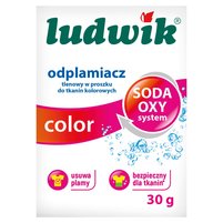 Ludwik Odplamiacz tlenowy w proszku do tkanin kolorowych 30 g