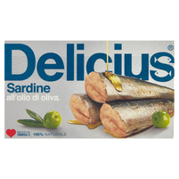 Delicius Sardynki w oliwie z oliwek 120 g