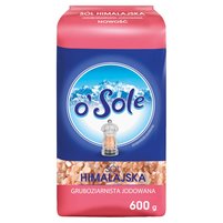 o'Sole Sól himalajska gruboziarnista jodowana 600 g