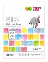 HAPPY COLOR Blok rysunkowy biały BIG A4