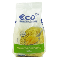 €.C.O.+  Makaron z kurkumą nitka 400g