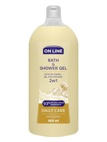 On Line Żel i Płyn do kąpieli 2w1 Daily Care 980ml