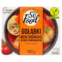 So Food Gołąbki wegetariańskie w sosie pomidorowym 400 g