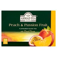 Ahmad Tea Herbata czarna o smaku brzoskwini i marakuji 40 g (20 torebek)