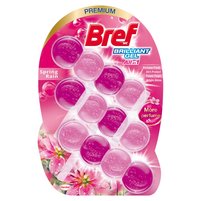 Bref WC Brilliant Gel All in 1 Zawieszka myjąco-zapachowa do muszli WC wiosenny deszcz 3 x 42 g