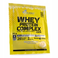 Olimp Whey Protein Complex Banana, saszetka, odżywka białkowa o smaku bananowym