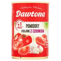 Dawtona Pomidory krojone z czosnkiem 400 g