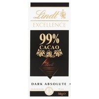 Lindt Excellence 99 % Cacao Czekolada gorzka 50 g