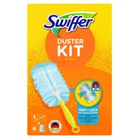 Swiffer Zestaw do usuwania kurzu przyciągający i zatrzymujący kurz (1 rączka + 4 miotełek do kurzu)