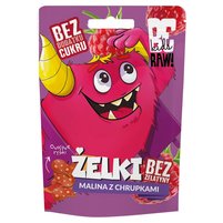 Be Raw! Kids Żelki malina z chrupkami 35 g