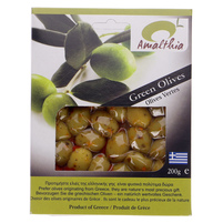 Amalthia  oliwki zielone marynowane całe z pestką 200g