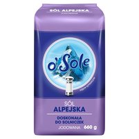 o'Sole Sól alpejska jodowana 660 g