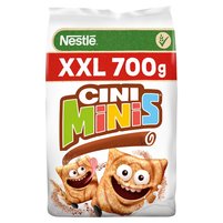 Nestlé Cini Minis Zbożowe kwadraciki o smaku cynamonowym 700 g