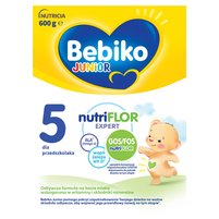 Bebiko Junior 5 Odżywcza formuła na bazie mleka dla przedszkolaka 600 g