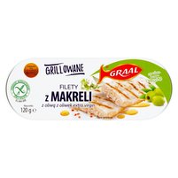 Graal Grillowane filety z makreli z oliwą z oliwek extra virgin 120 g