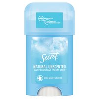 Secret Natural Unscented Kremowy antyperspirant w sztyfcie dla kobiet 40ml