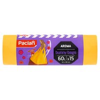 Paclan bunny bags Worki na śmieci 60 l 15 sztuk