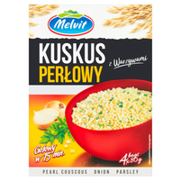 Melvit Kuskus perłowy z warzywami 320 g (4 x 80 g)