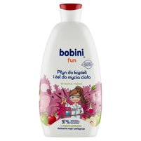 bobini fun Płyn do kąpieli i żel do mycia ciała o zapachu jabłuszka 500 ml