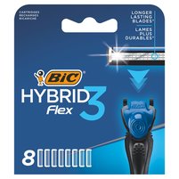 BIC Hybrid Flex 3 3-ostrzowe wkłady do maszynki do golenia 8 sztuk