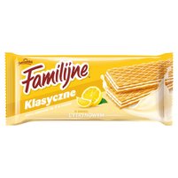 Familijne Wafle o smaku cytrynowym 180 g