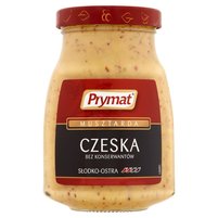 Prymat Musztarda czeska słodko-ostra 180 g