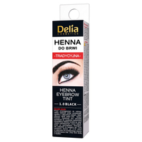 Delia Cosmetics Henna do brwi tradycyjna 1.0 black