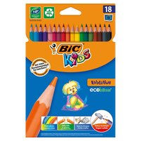 BiC Kids Evolution Kredki bezdrzewne 18 sztuk