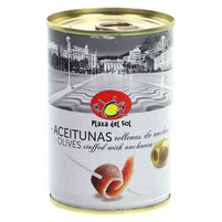 PLAZA DEL SOL OLIWKI ZIELONE NADZIEWANE PASTĄ Z ANCHOIS 120G