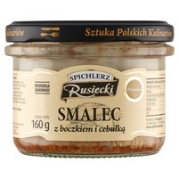 Spichlerz Rusiecki Smalec z boczkiem i cebulką 160 g