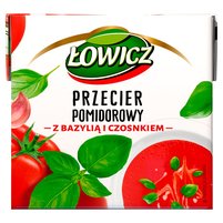 Łowicz Przecier pomidorowy z bazylią i czosnkiem 500 g