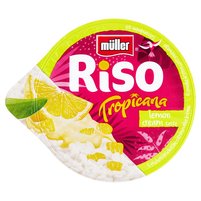 Müller Riso Tropicana Deser mleczno-ryżowy z sosem o smaku kremu cytrynowego 175 g