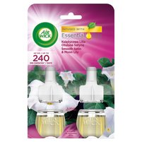 Air Wick Essential Oils Wkład do elektrycznego odświeżacza księżycowa lilia otulona satyną 19 ml