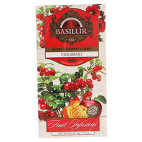 Basilur tea cranberry susz owocowy w saszetkach 50g