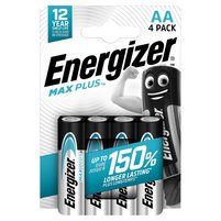 Energizer Max Plus AA-LR6 1,5 V Baterie alkaliczne 4 sztuki