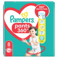 Pampers Pants Pieluchomajtki, rozmiar 8, 32 sztuk, 19kg+