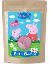 Peppa Pig Kule musujące Malina 5x50g