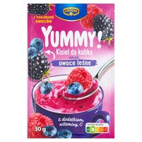 Krüger Yummy! Kisiel do kubka smak owoce leśne 30 g