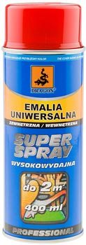 EMALIA UNIWERSALNA SUPER SPRAY 400ML CZERWONY