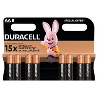 Duracell AA LR6/MN1500 1.5 V/B Baterie alkaliczne 8 sztuk